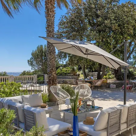 Vila Vill'a Fiurentina Piscine A Debordement Vue Erbalunga (Corsica)